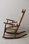 Vintage Bamboo Rocking Chair