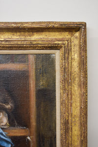Vintage Oil Painting of Shelves by Helen Swords