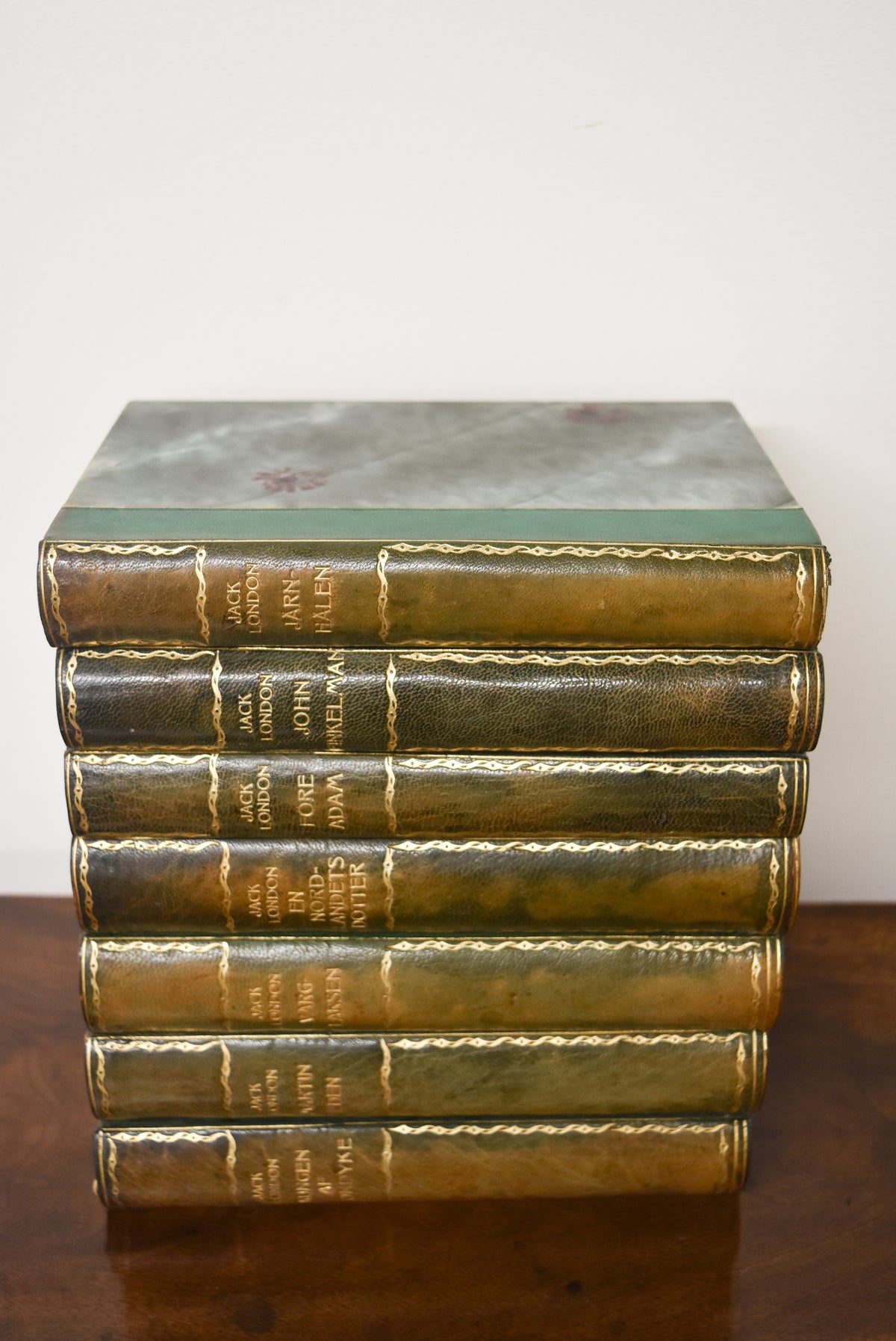 Set of 7 Antique Jack London Books