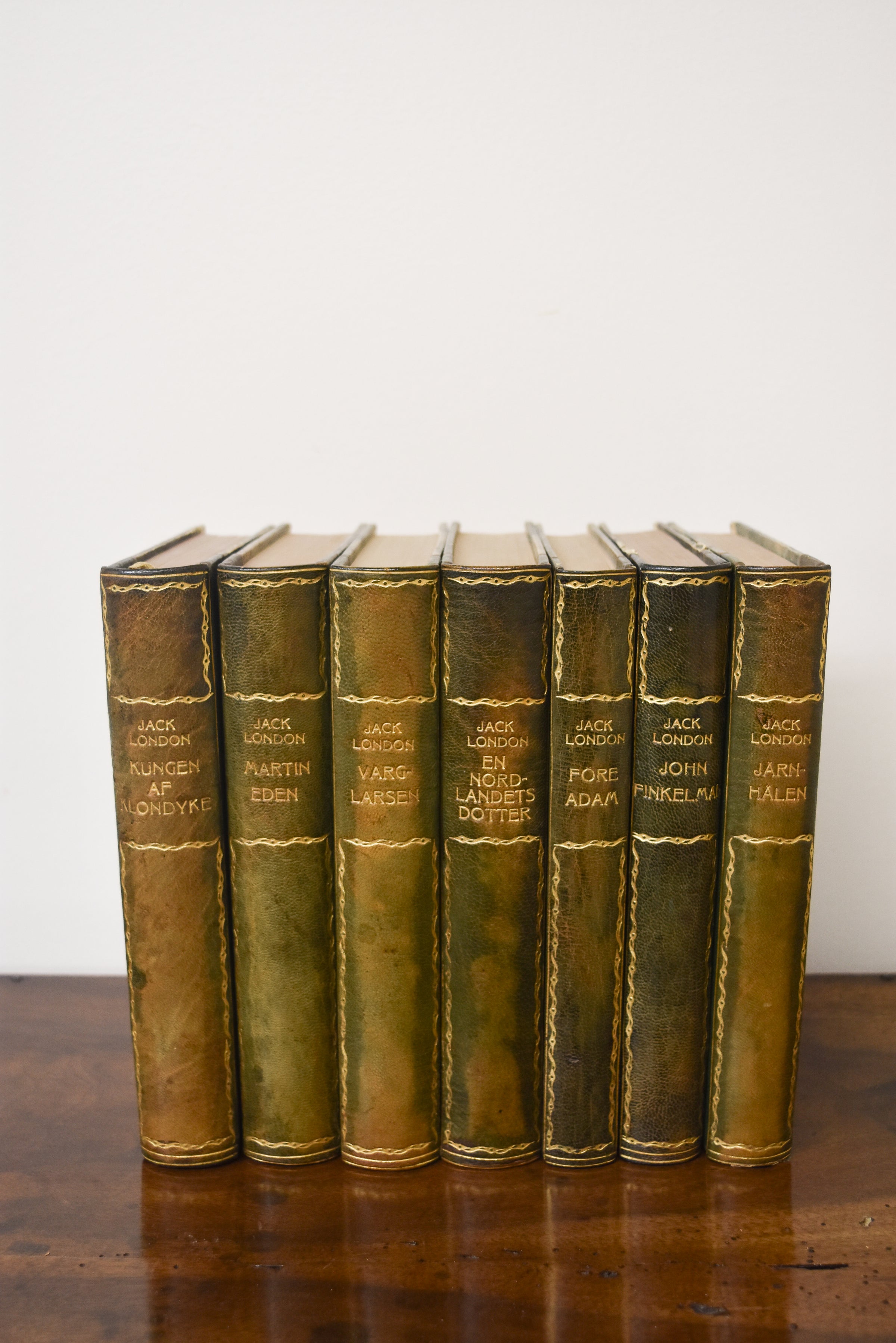 Set of 7 Antique Jack London Books