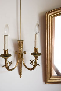 Set of 4 French Bronze Sconces