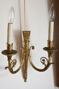 Set of 4 French Bronze Sconces