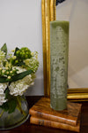 Medium Dark Green Pillar Candle