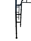 Black Iron Faux Bamboo Console w/ Matching Bench
