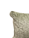 Pair of Green Velvet Lumbar Pillows