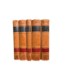 Set of 5 Antique Books