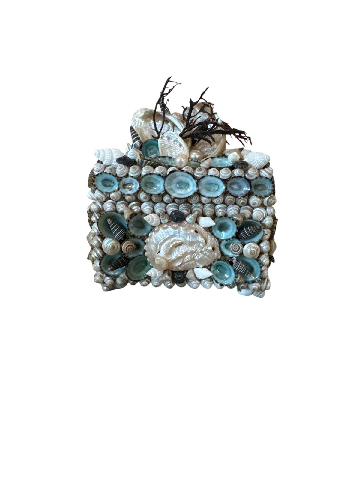 Debbie Shell Blue Treasure Shell Box – DebbieMathews