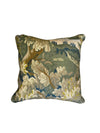 Pair of Sage & Blue Botanical Tapestry Pillows