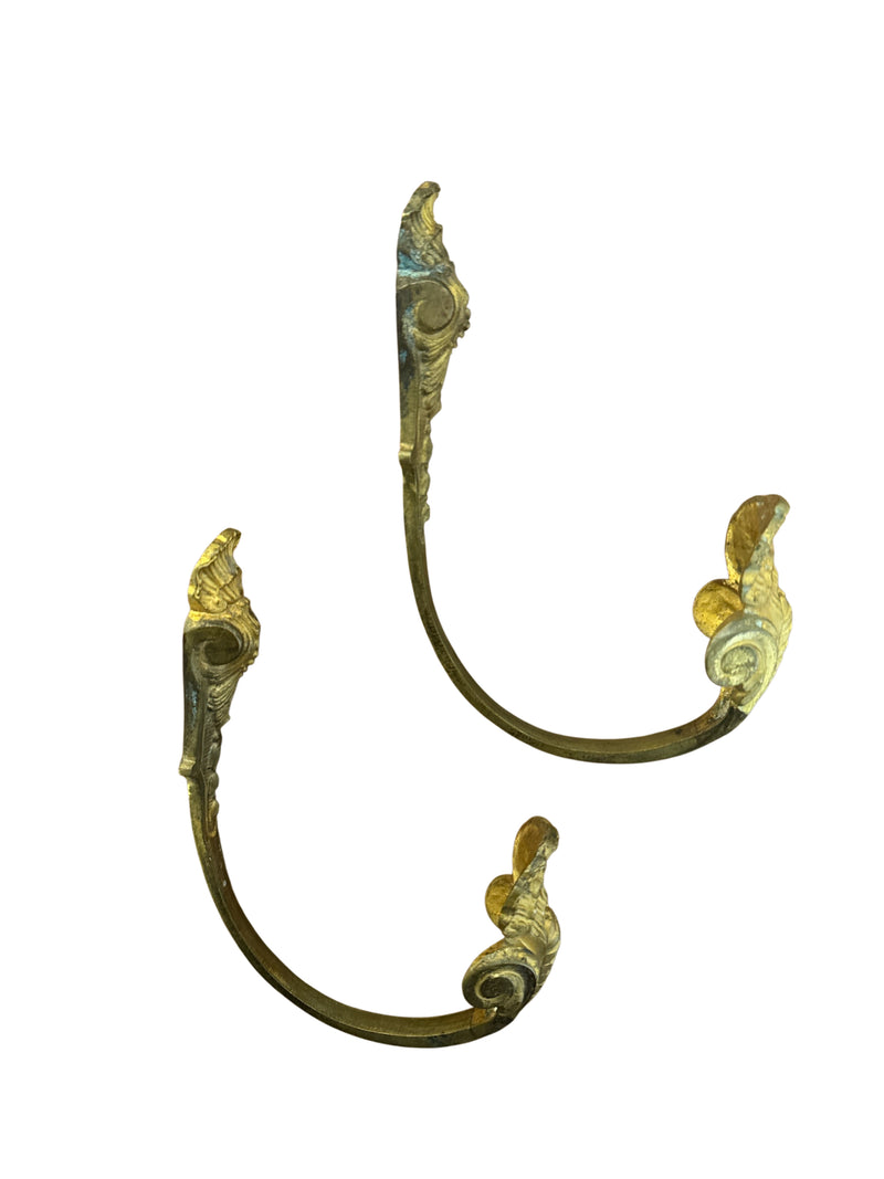 Pair of Brass Tie-Backs