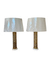 Pair of Trench Art Lamps