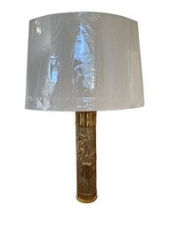 Pair of Trench Art Lamps