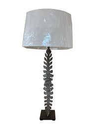 Pair of Iron Leaf Lamps