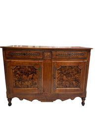 Early 19th Century Burled Elm and Chestnut French Cabinet