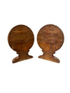 Pair of Brown Alabaster Bookends