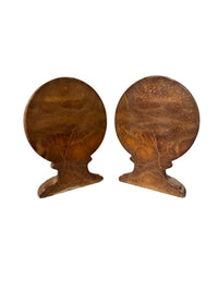 Pair of Brown Alabaster Bookends