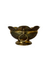 Brass Scalloped Cachepot