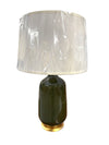 Pair of Olive Green Carolyn Lamps