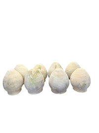 Antique European White Clay Jars