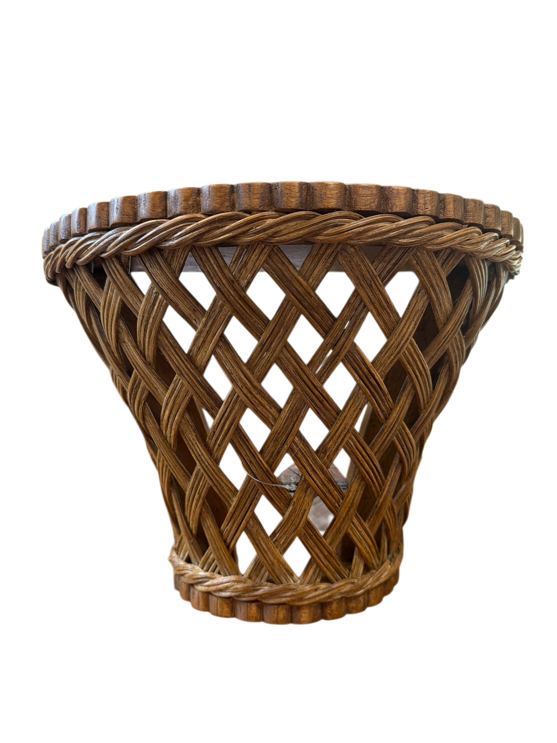 Pair of Chestnut Trellis Wall Brackets