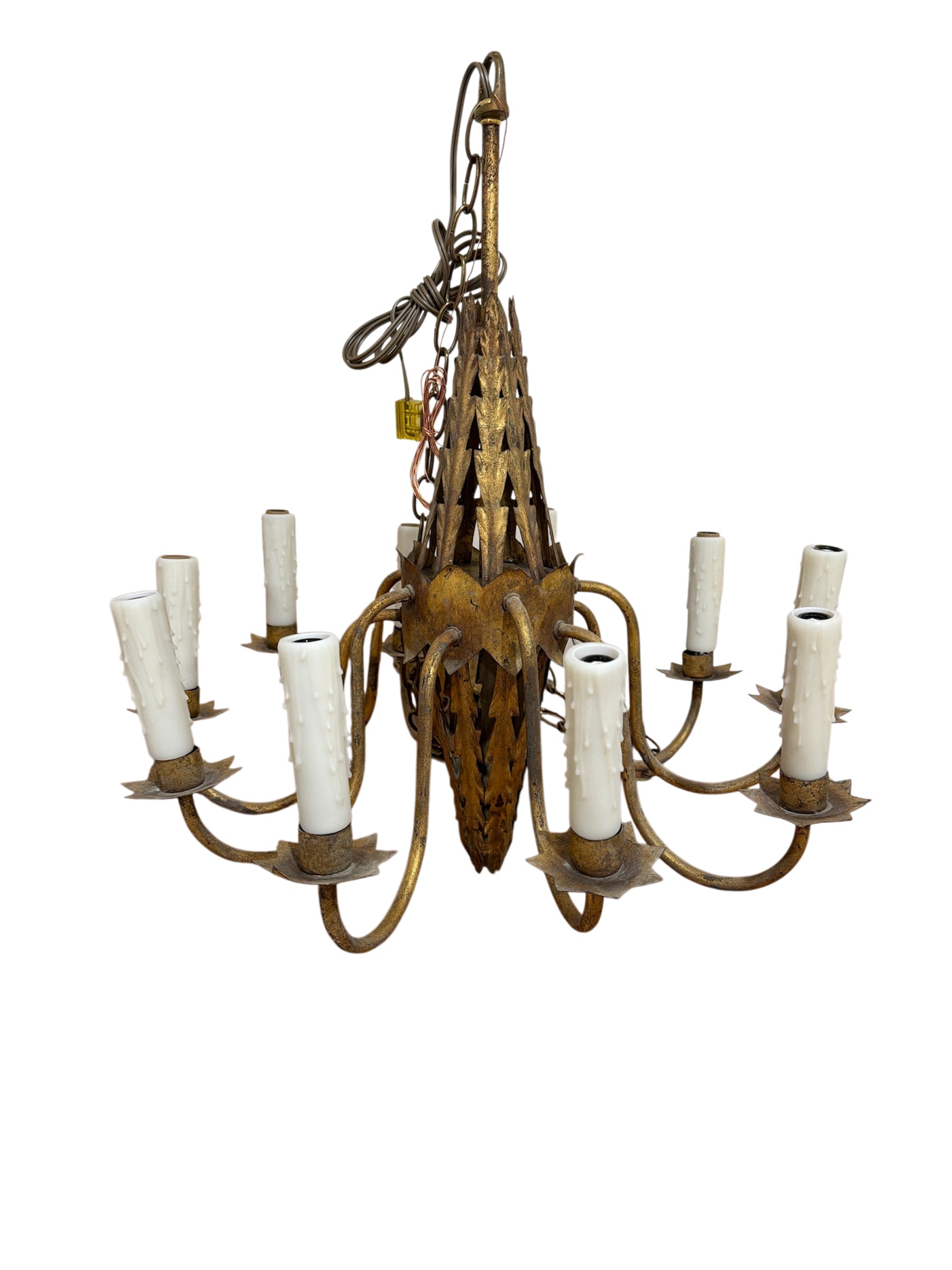 Gold Metal Chandelier