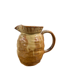 Handcrafted Glazed Pottery Pitcher