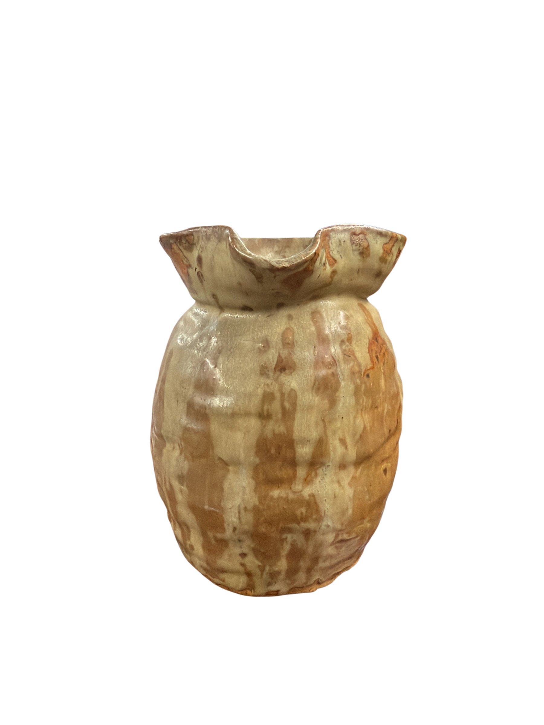 Handcrafted Glazed Pottery Pitcher