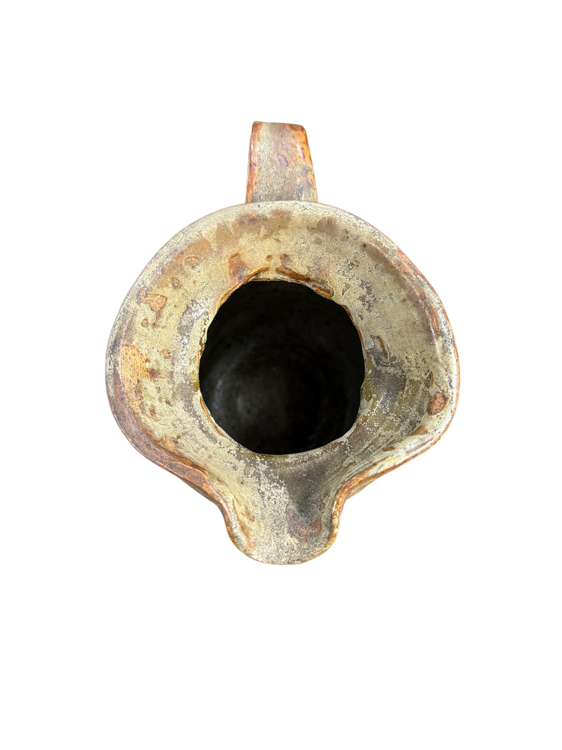 Handcrafted Glazed Pottery Pitcher