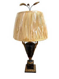 Pair of Black Swan Lamps