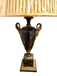 Pair of Black Swan Lamps