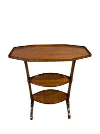 Walnut Two Tier Table