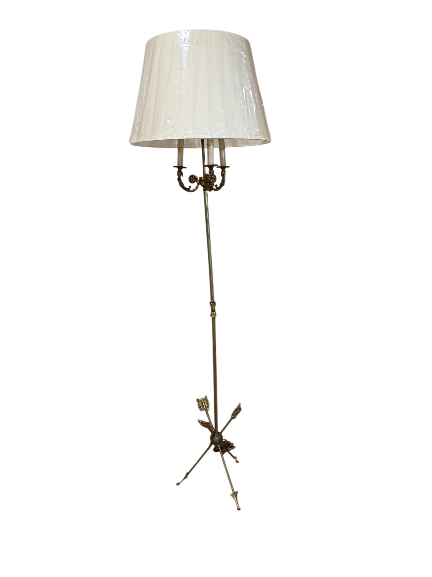 Floor Lamp with Arrow Base