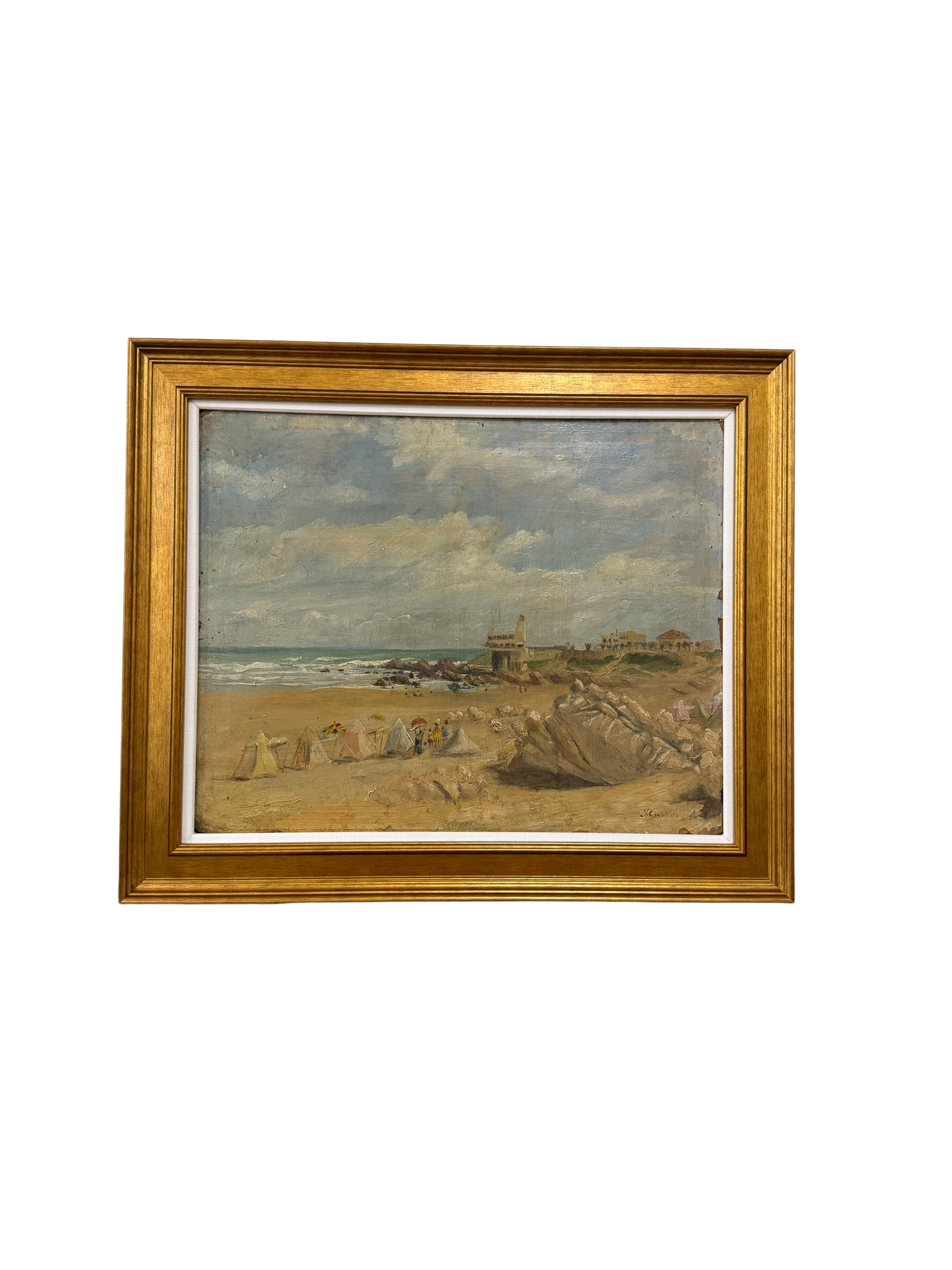 Seaside Landscape Oil Painting