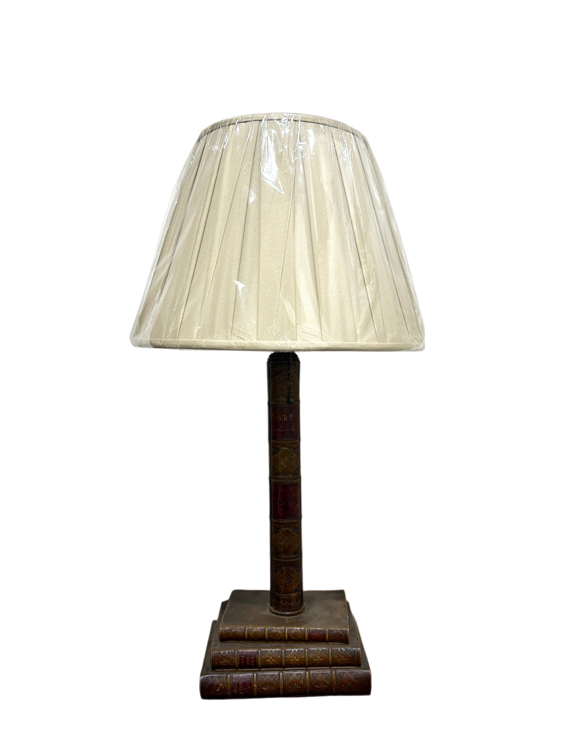 Leather Bound Books Table Lamp