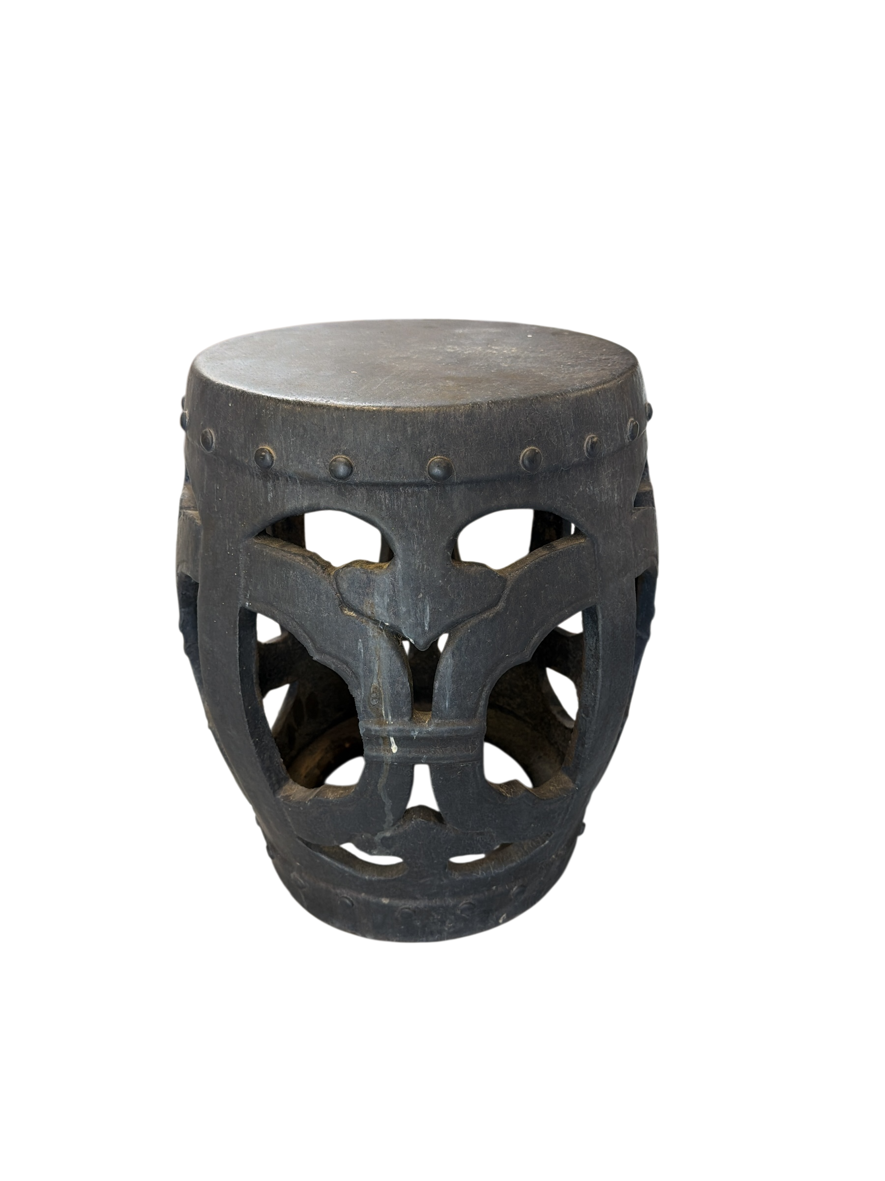 Black Garden Stool