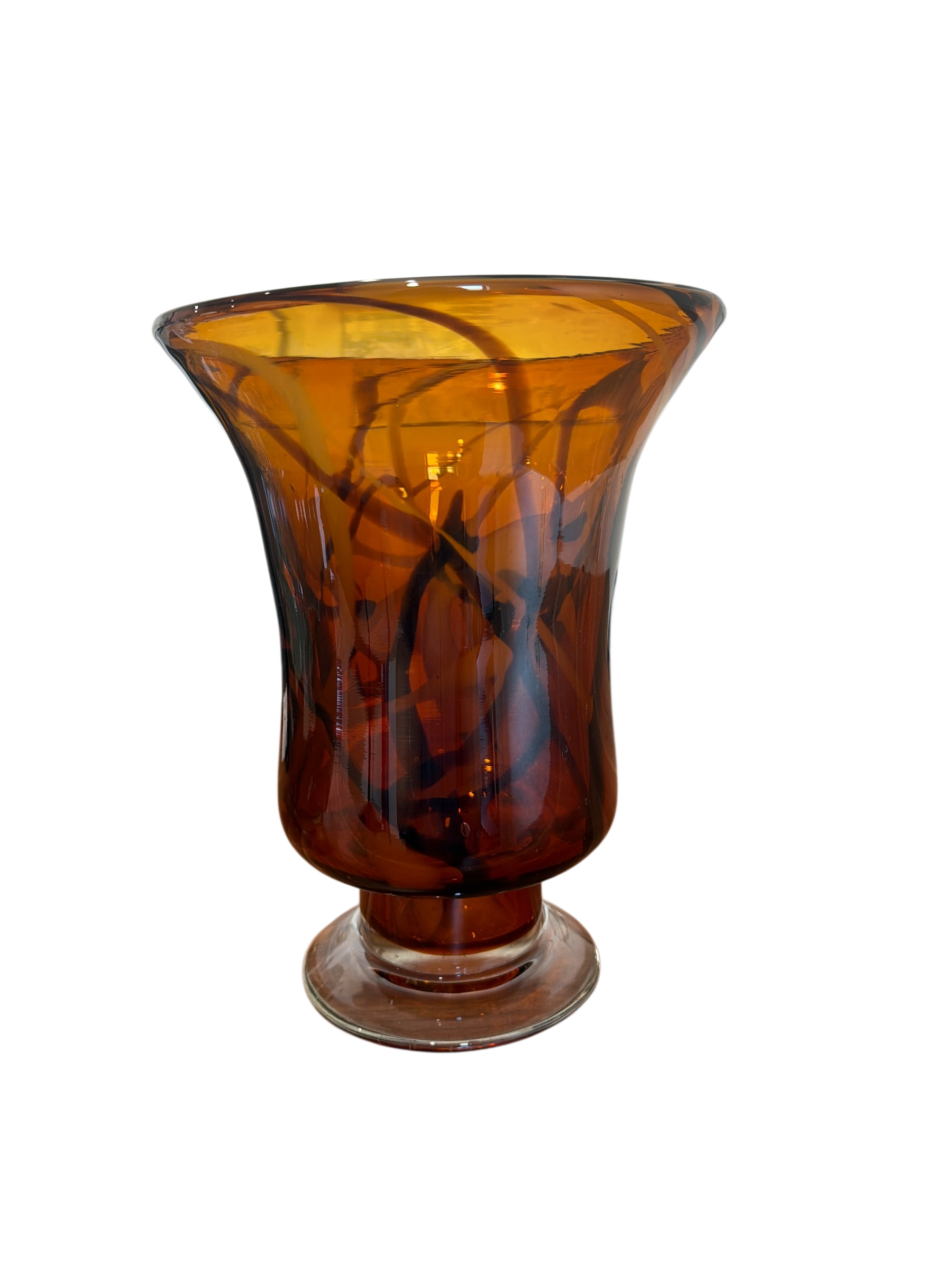 Tortoiseshell Glass Vase