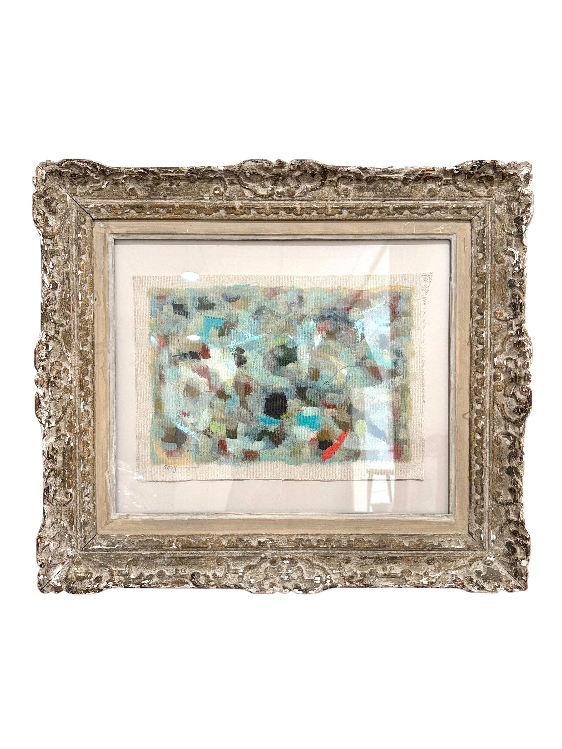 Abstract by Carey Haynes in Antique Frame