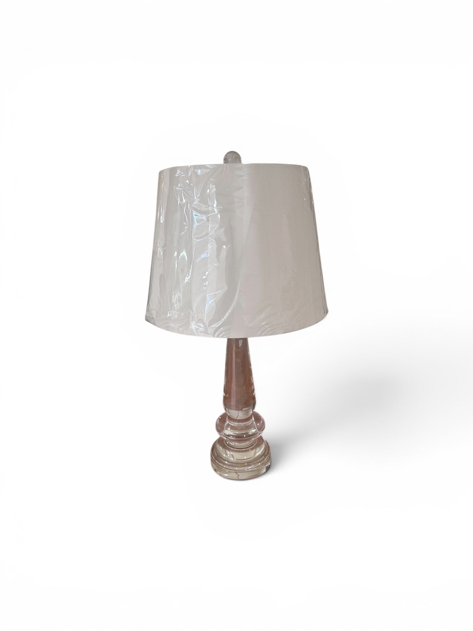 Small Glass Column Lamp