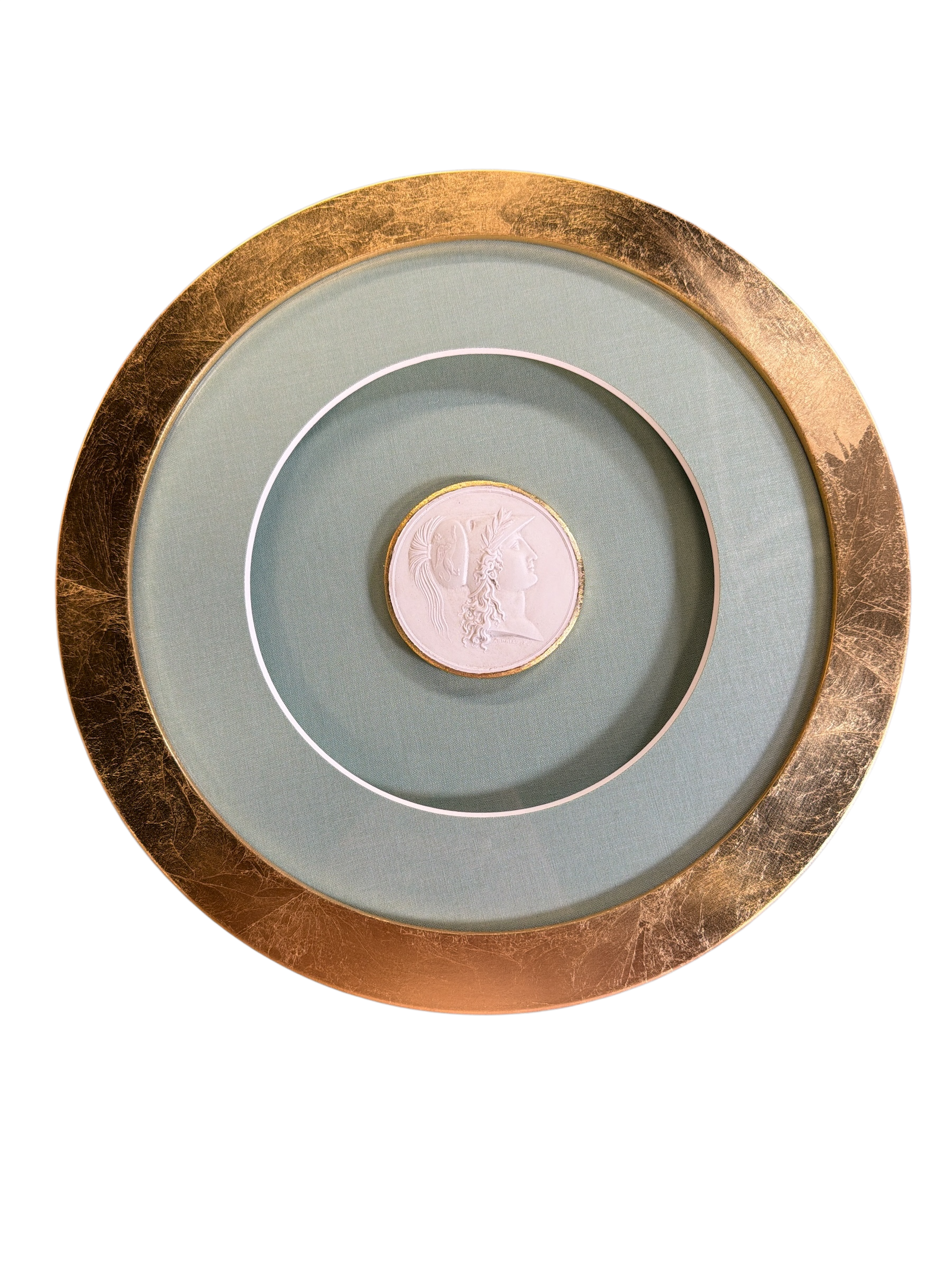 Round Green Matted Intaglio