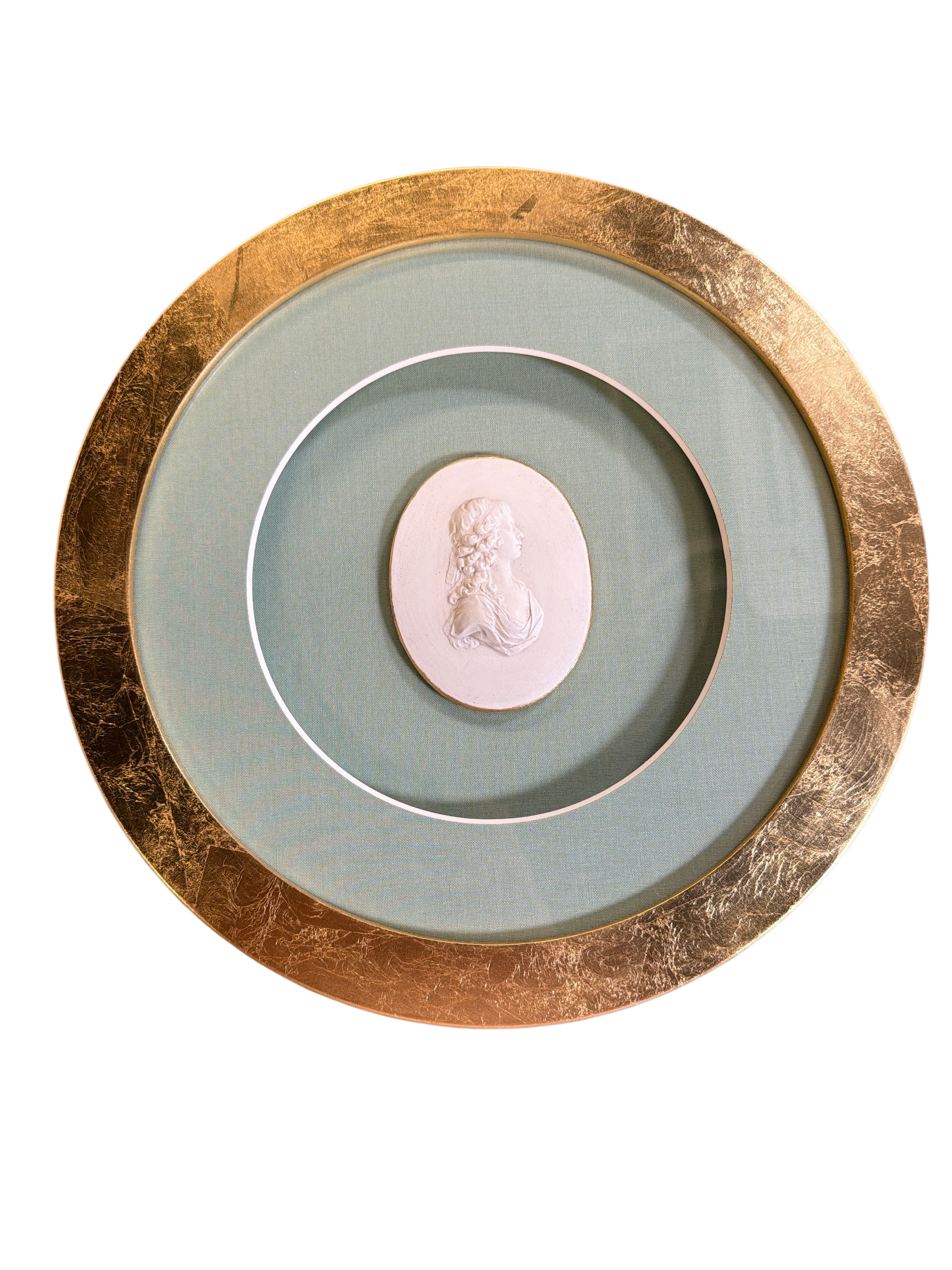 Round Green Matted Intaglio