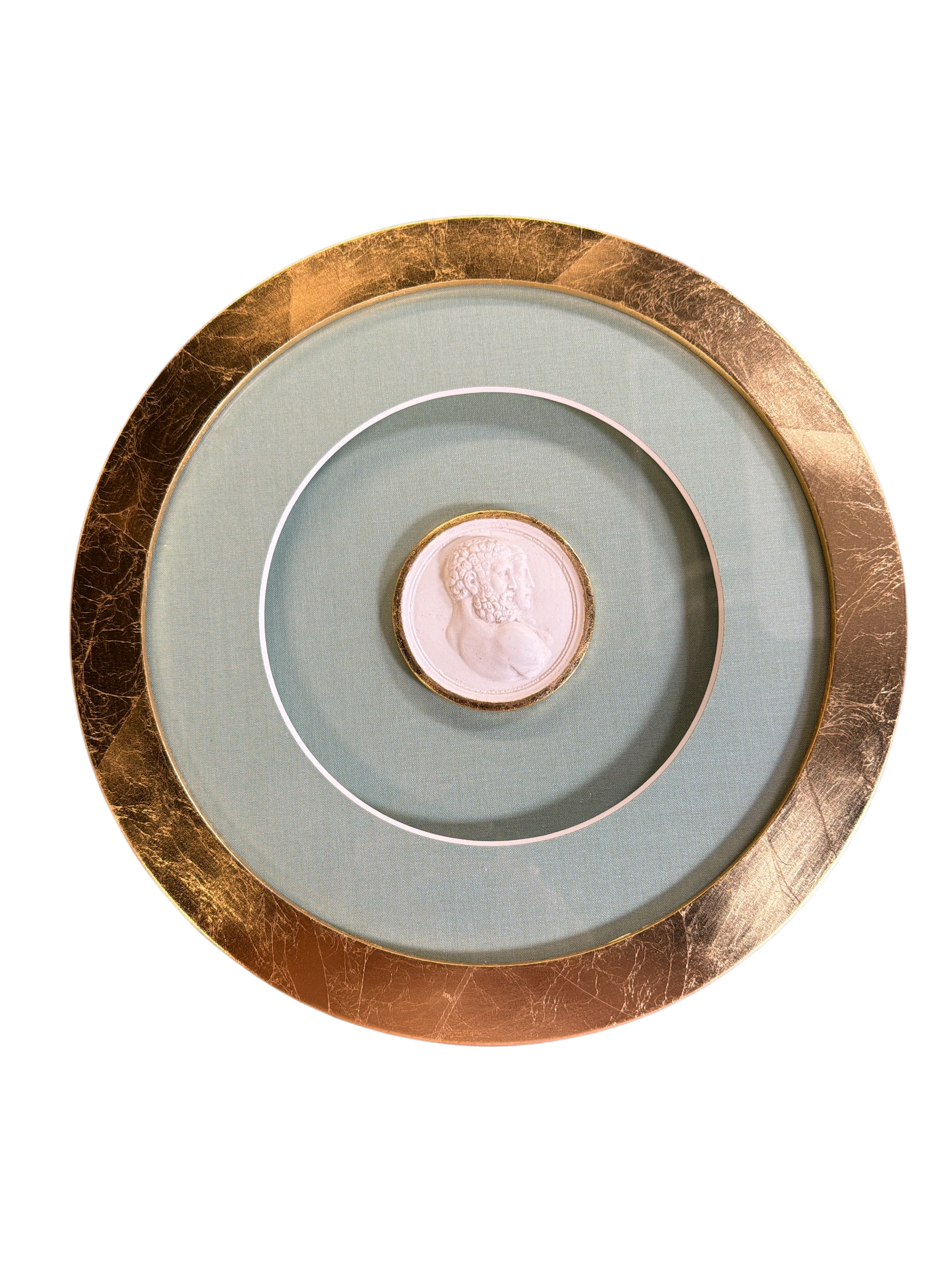 Round Green Matted Intaglio