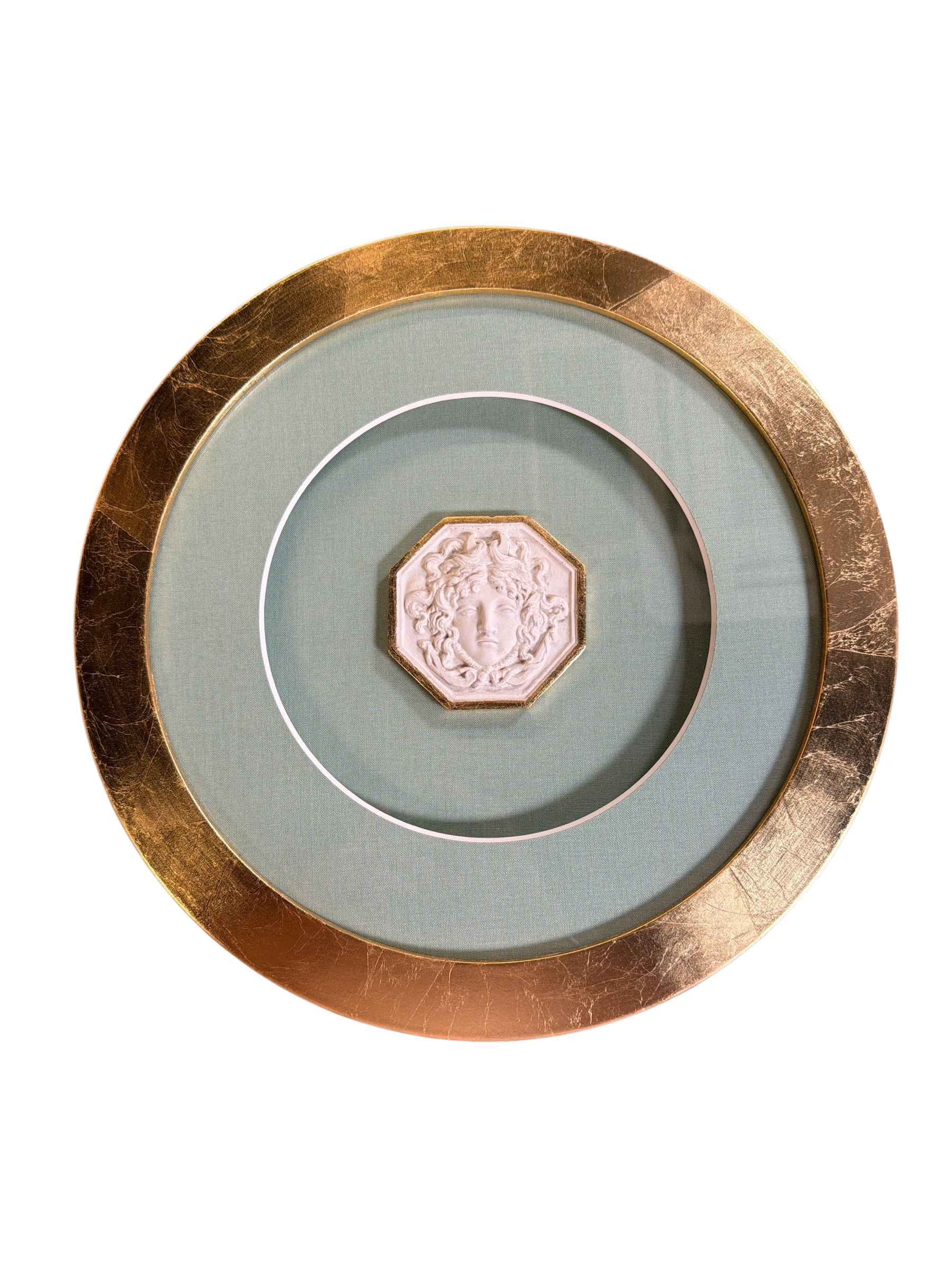 Round Green Matted Intaglio