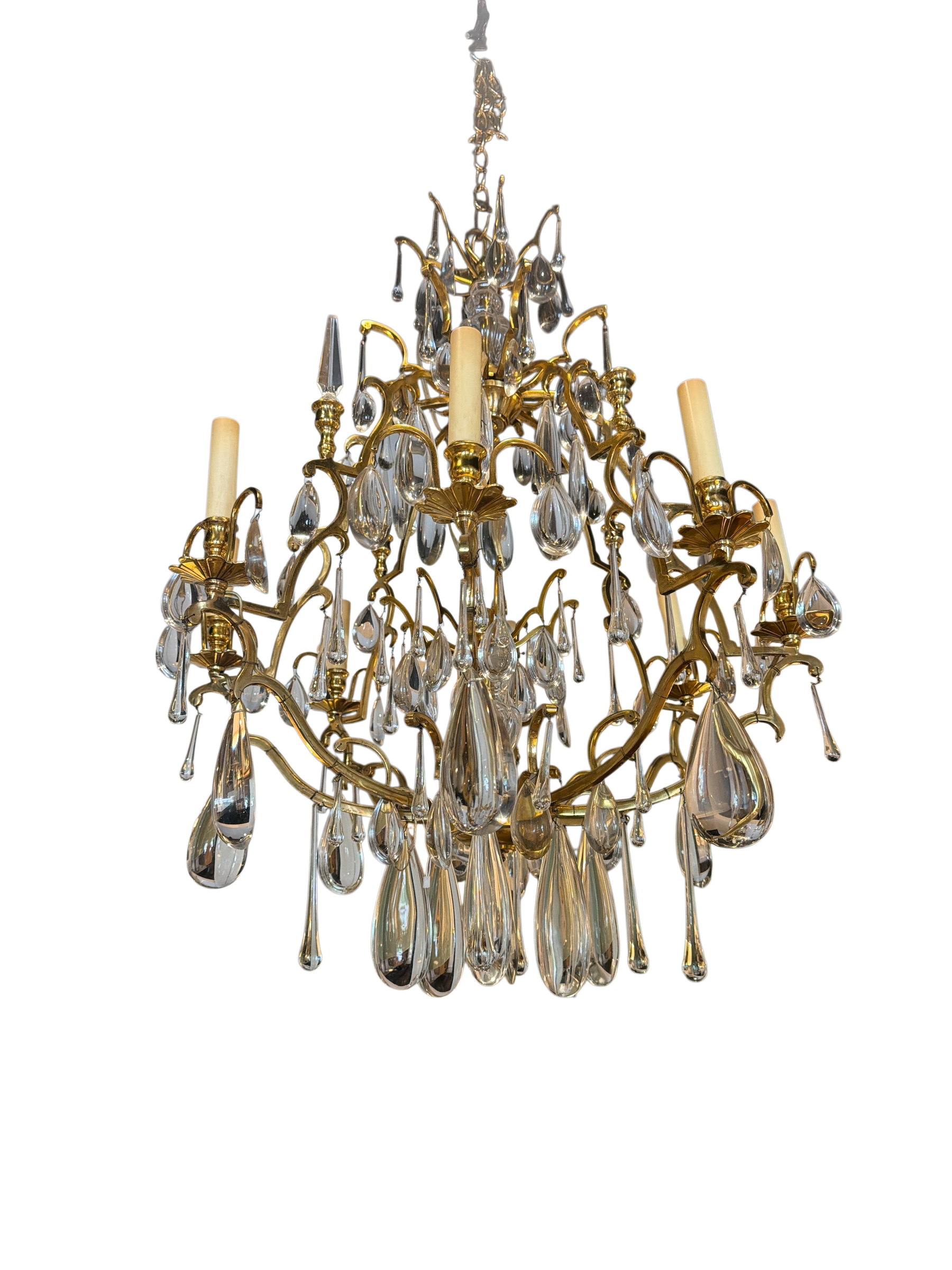 Teardrop Crystal Chandelier