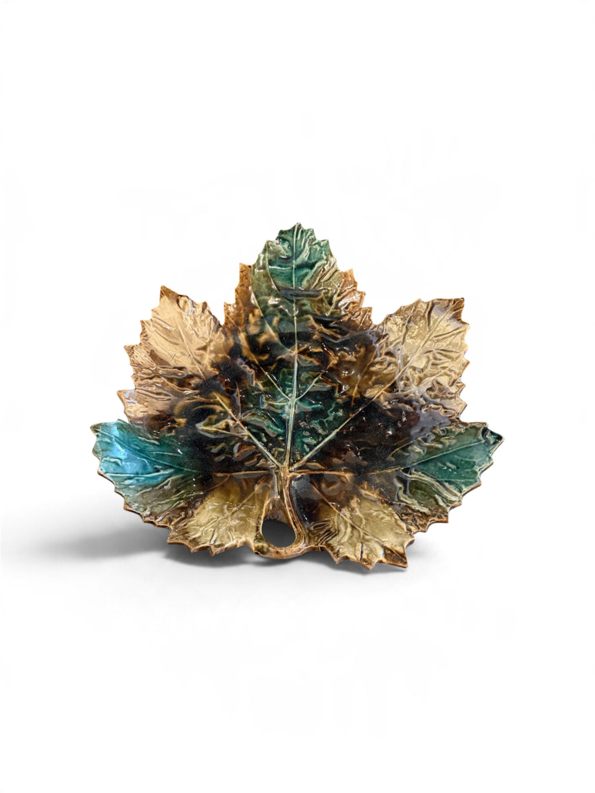 Majolica Leaf Plate