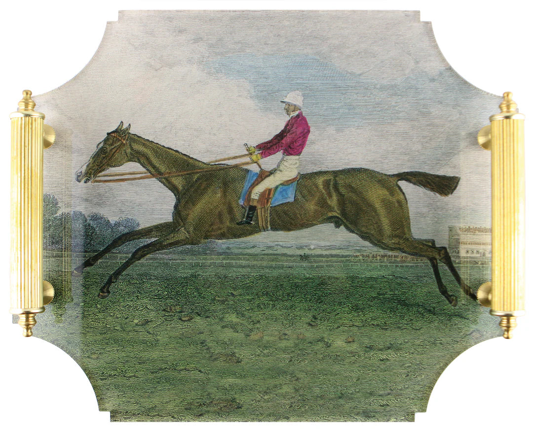 Small Race Horse Acrylic Tray