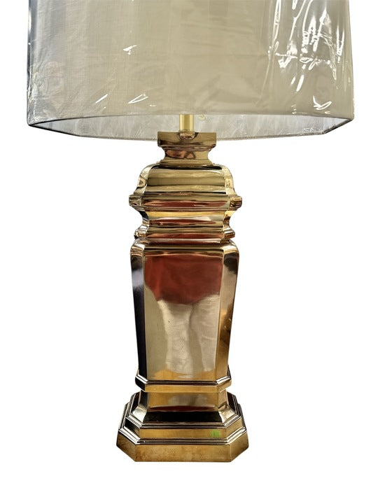 Pair of Brass Lamps