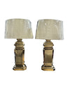 Pair of Brass Lamps
