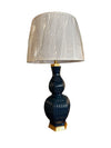Pair of Navy Delft Lamps