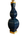 Pair of Navy Delft Lamps