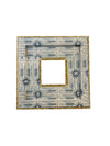 Handcrafted Marbled & Vintage Paper Decoupaged Frame