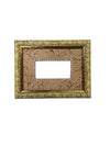 Handcrafted Marbled & Vintage Paper Decoupaged Frame